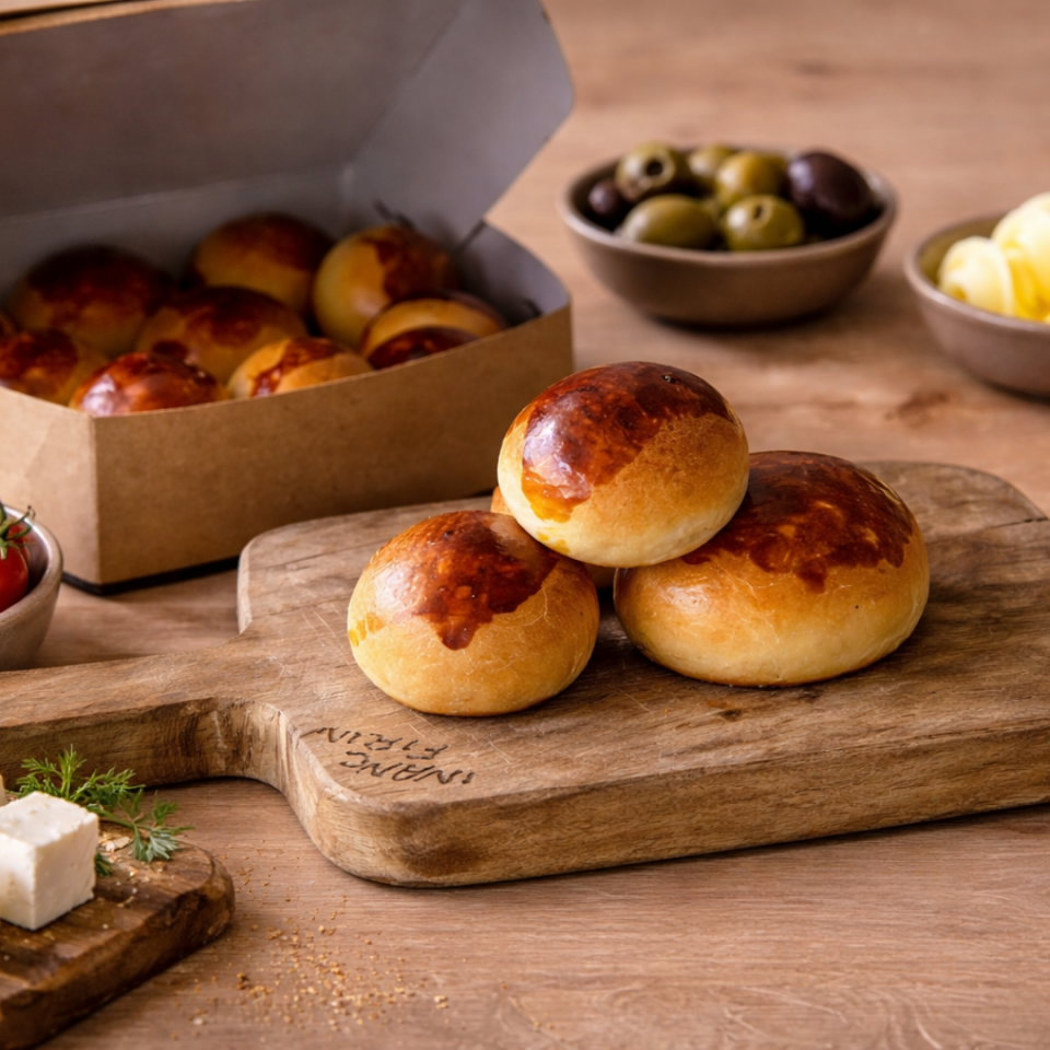 20'li Mini Hamburger Ekmeği