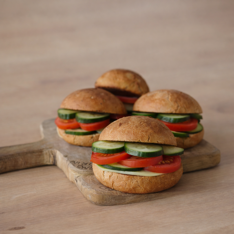 Karabuğday Mini Ekmek 6'lı - Ekşi Mayalı