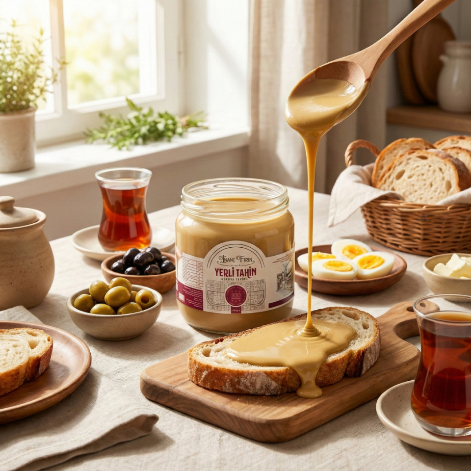 Siyah Tahin 300 gr & Yerli Tahin 400 gr Seti – %100 Susamdan Doğal Tahin Paketi