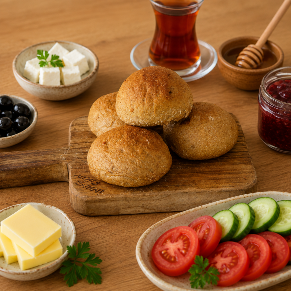 Mini Tam Buğday Ekmeği 10 lu