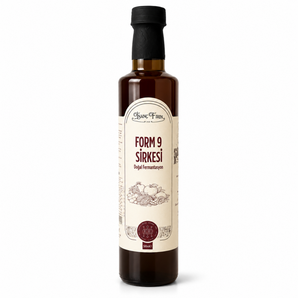 Form 9 Sirkesi 500 ml | Doğal Fermantasyonlu Karışım Sirke