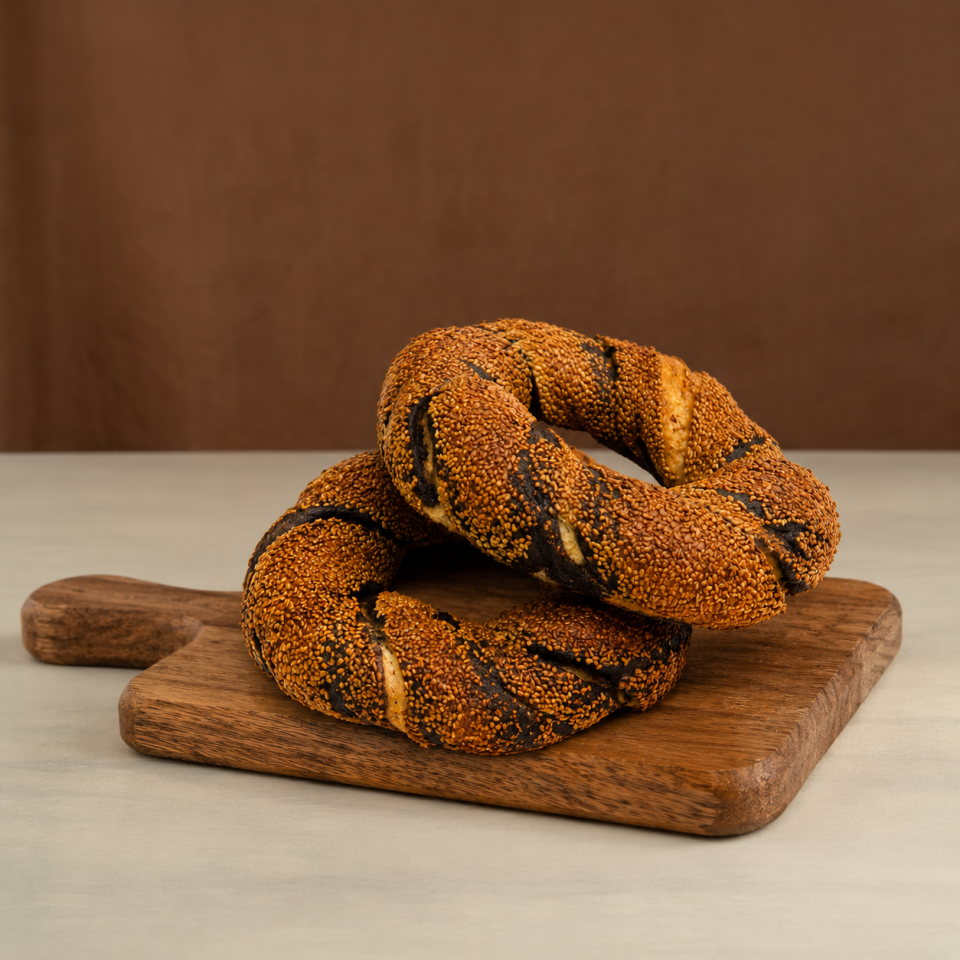 Siyah Tahinli Simit ( 4 adet )