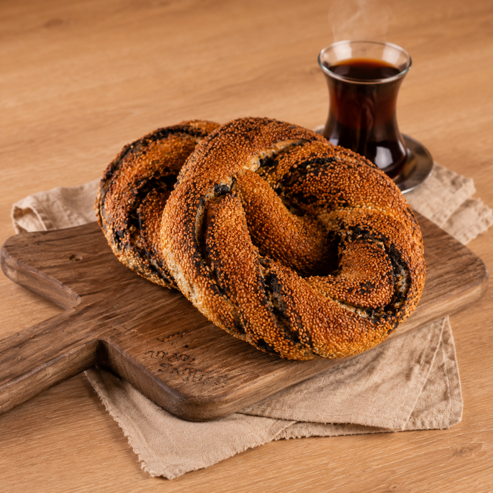 Siyah Tahinli Simit ( 4 adet )