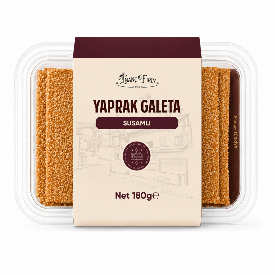 Susamlı Yaprak Galeta 180 gr
